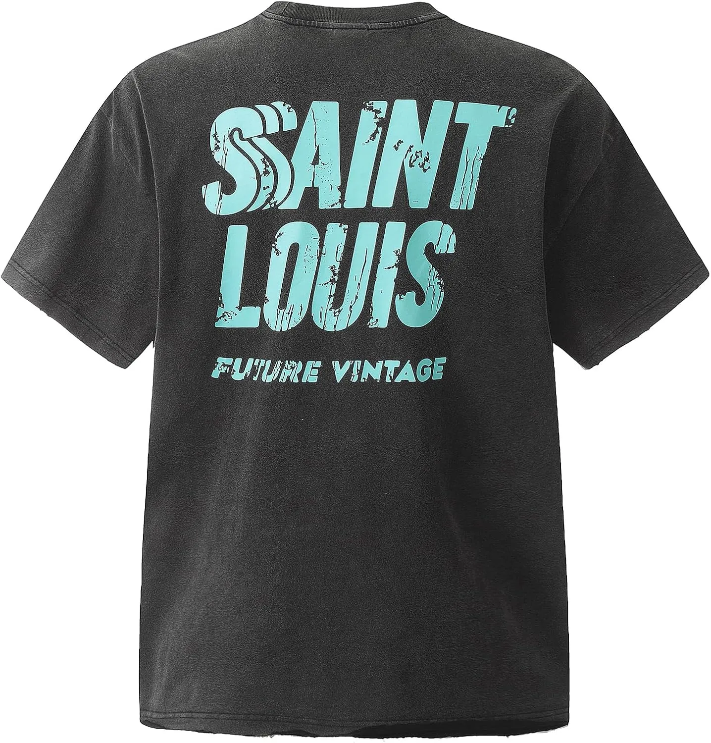 Saint Louis Hip Hop Fashion Summer T-Shirt Cotton Crewneck Short Sleeve