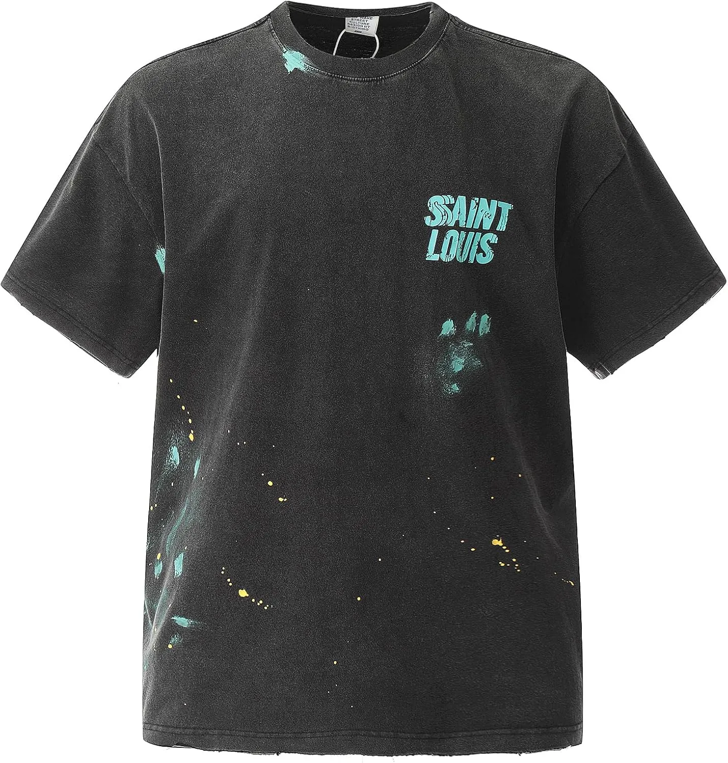 Saint Louis Hip Hop Fashion Summer T-Shirt Cotton Crewneck Short Sleeve