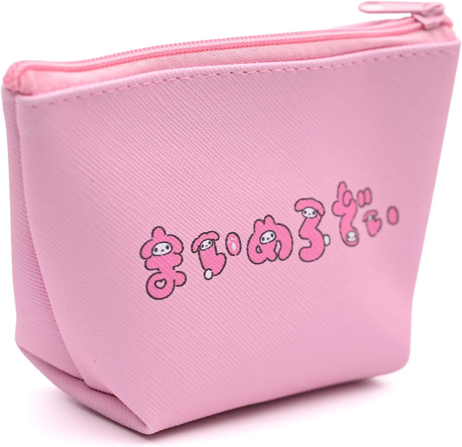 San-rio Characters Mini Makeup Bag 2 Pack - Small Pouches for Purse, Mini Cosmetic Bag, Zippered Design, Mini Pouch for Purse, Ideal for Coins, Jewelry, Accessories (My-Meloday)