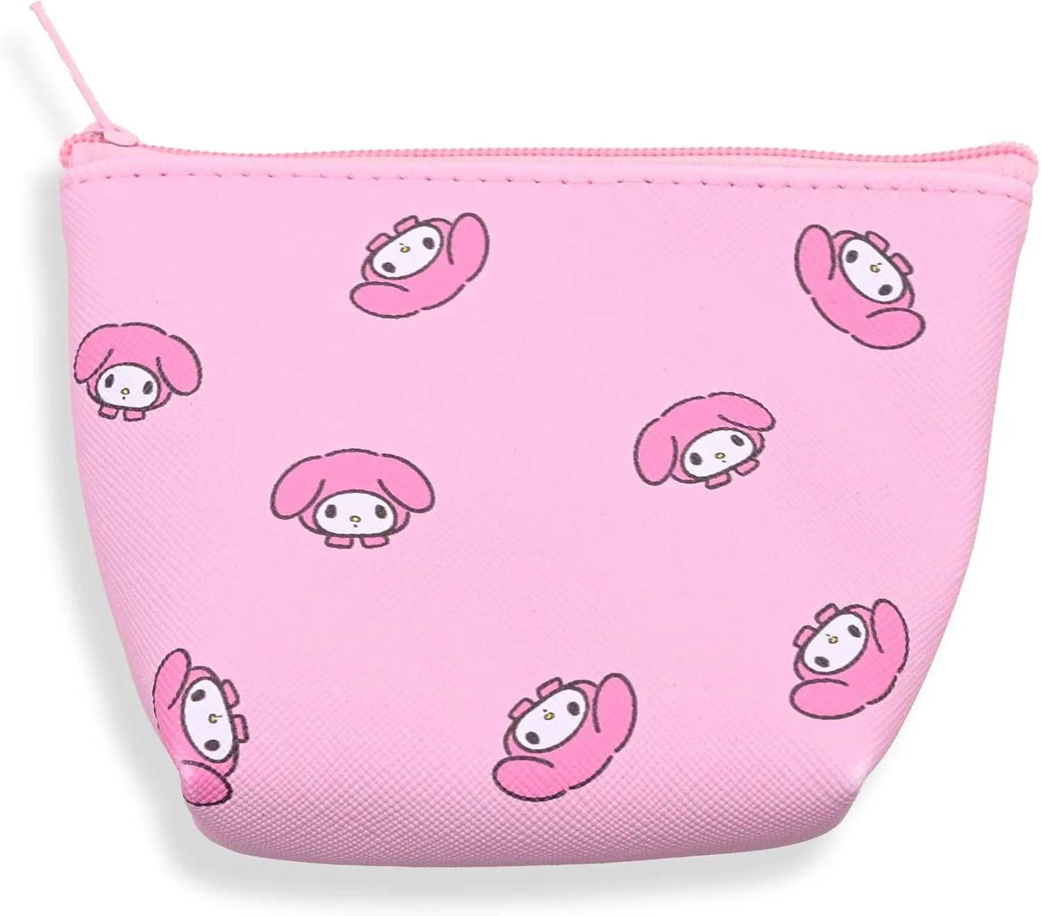 San-rio Characters Mini Makeup Bag 2 Pack - Small Pouches for Purse, Mini Cosmetic Bag, Zippered Design, Mini Pouch for Purse, Ideal for Coins, Jewelry, Accessories (My-Meloday)