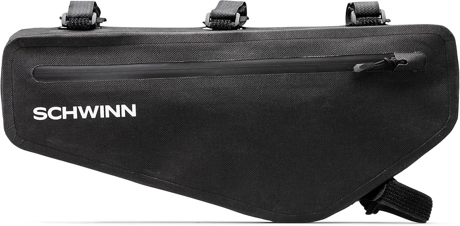Schwinn Explorer Bike Bag, Tool Free Attachment, Waterproof, Bicycle Storage Accessories