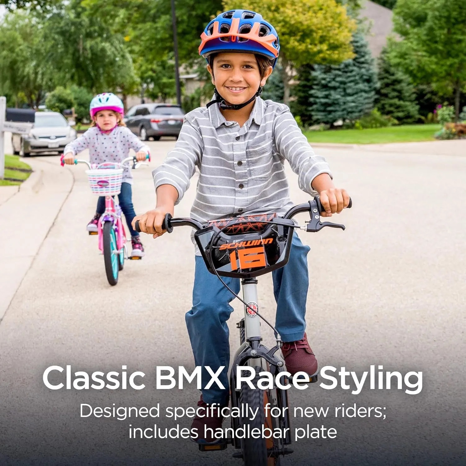 Schwinn Firehawk & Scorch BMX Style Kids Bike, for Boys and Girls, Ages 3-13 Year Old, 16 or 20-Inch Wheels, Rider Height 38-54 Inch