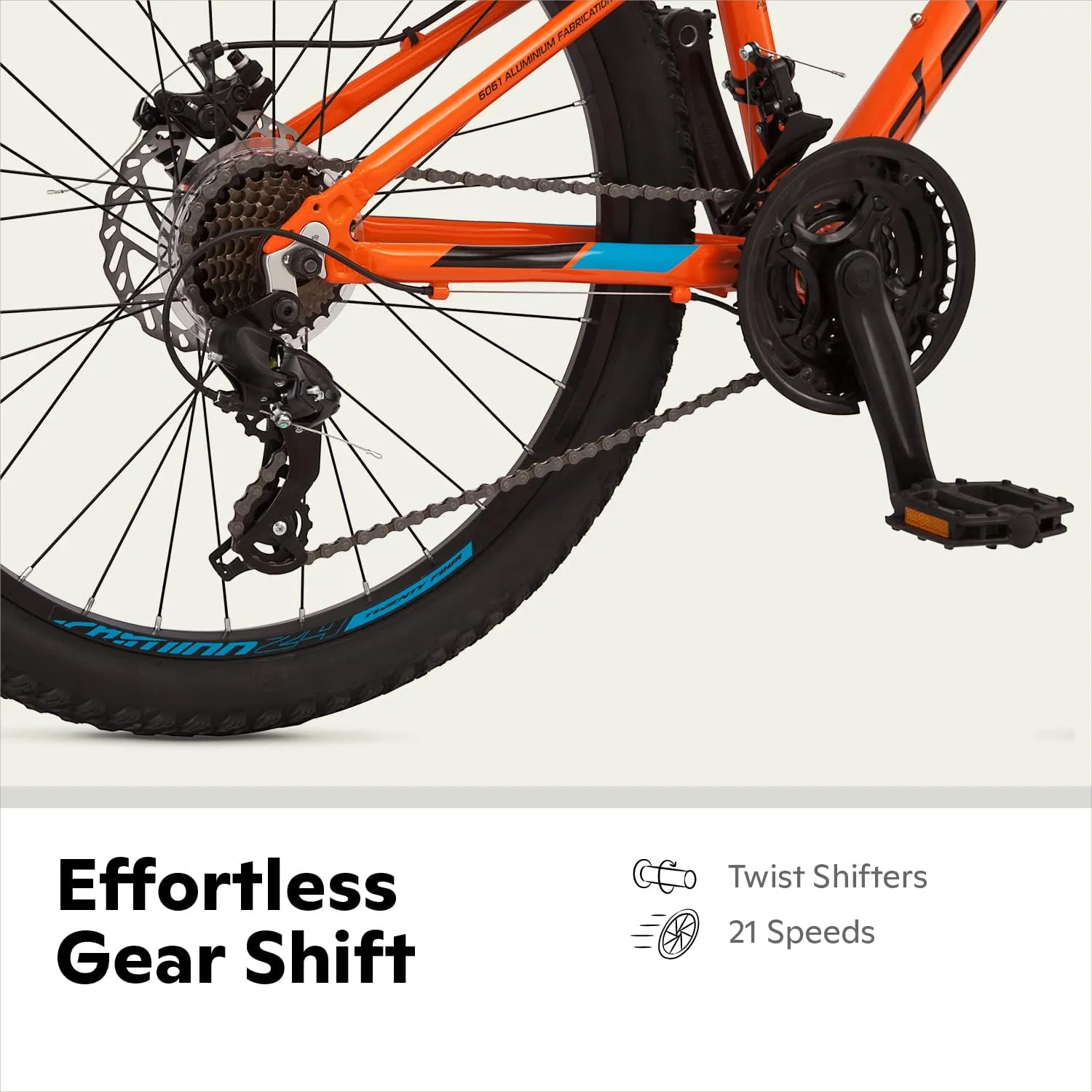 Schwinn High Timber Mountain Bike for Adult Youth Men Women Boys Girls, 24 to 29-Inch Wheels, 7 or 21-Speeds, Front Suspension, Aluminum and Steel Frame Options
