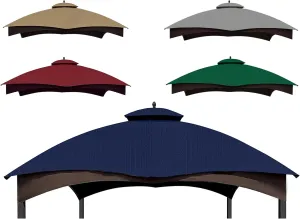 SCOCANOPY Ripstop Replacement Top for Lowe's Allen Roth 10X12 Gazebo Model #GF-12S004B-1/ GF-12S004BTO/TPGAZ17-002C，(Navy Blue)