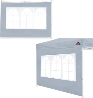 SCOCANOPY Sidewall for 10x10 Canopy Frame, 2 Pieces Sunwalls Only, Grey