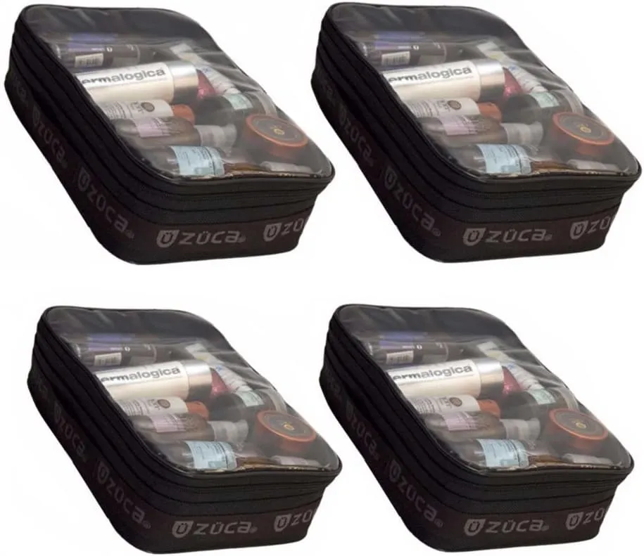 Set of Four Zuca Utility Pouches (2 Large & 2 Small) for Artist Backpack, Sport, Pro, Flyer or Navigator Bags