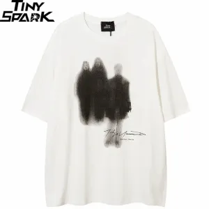 Shadow Graphic Hip Hop Oversized T-Shirt