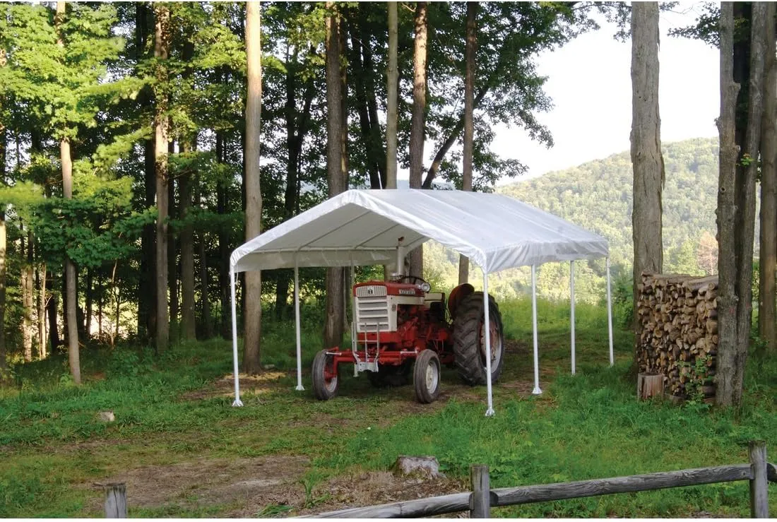 ShelterLogic 12' x 20' SuperMax Heavy Duty Steel Frame Quick and Easy Set-Up Canopy