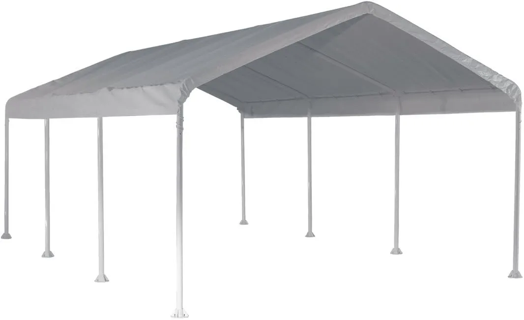 ShelterLogic 12' x 20' SuperMax Heavy Duty Steel Frame Quick and Easy Set-Up Canopy