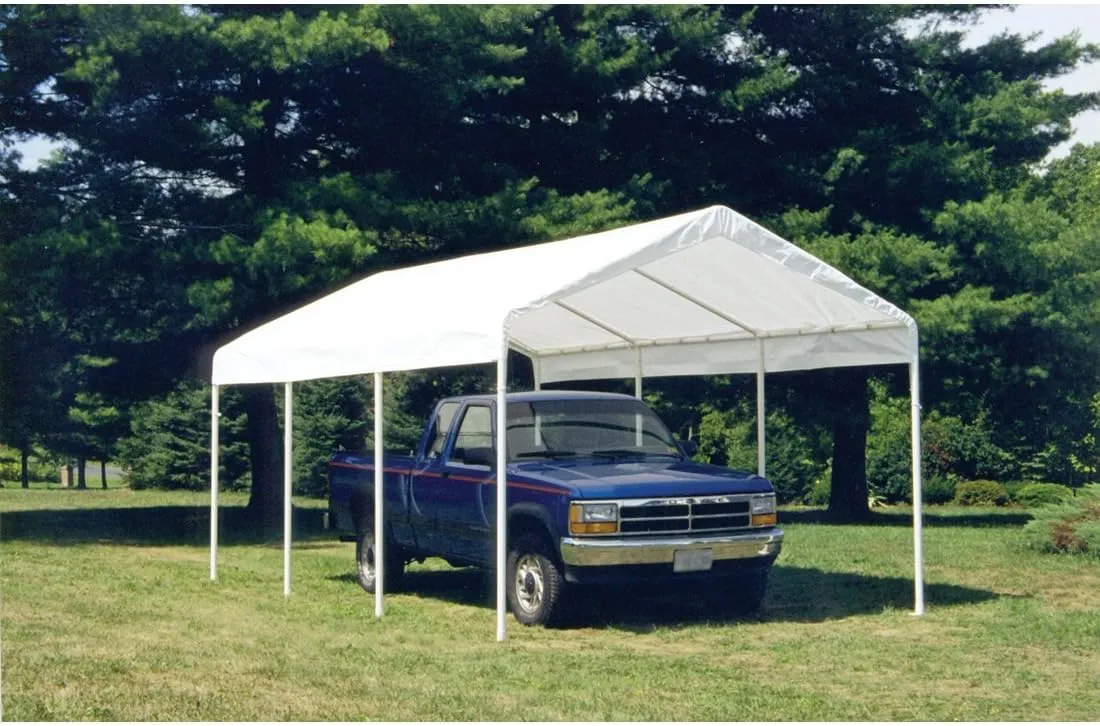 ShelterLogic 12' x 20' SuperMax Heavy Duty Steel Frame Quick and Easy Set-Up Canopy
