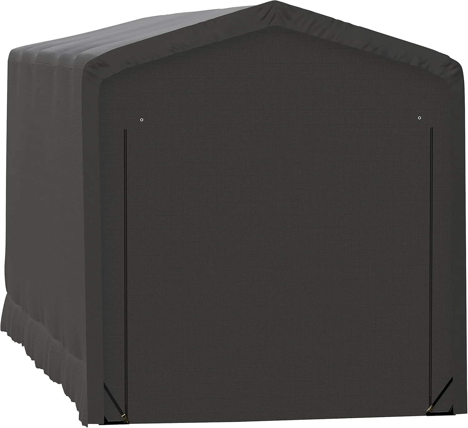 ShelterLogic ShelterTube Garage & Storage Shelter, 14' x 32' x 16' Heavy-Duty Steel Frame Wind and Snow-Load Rated Enclosure, Gray
