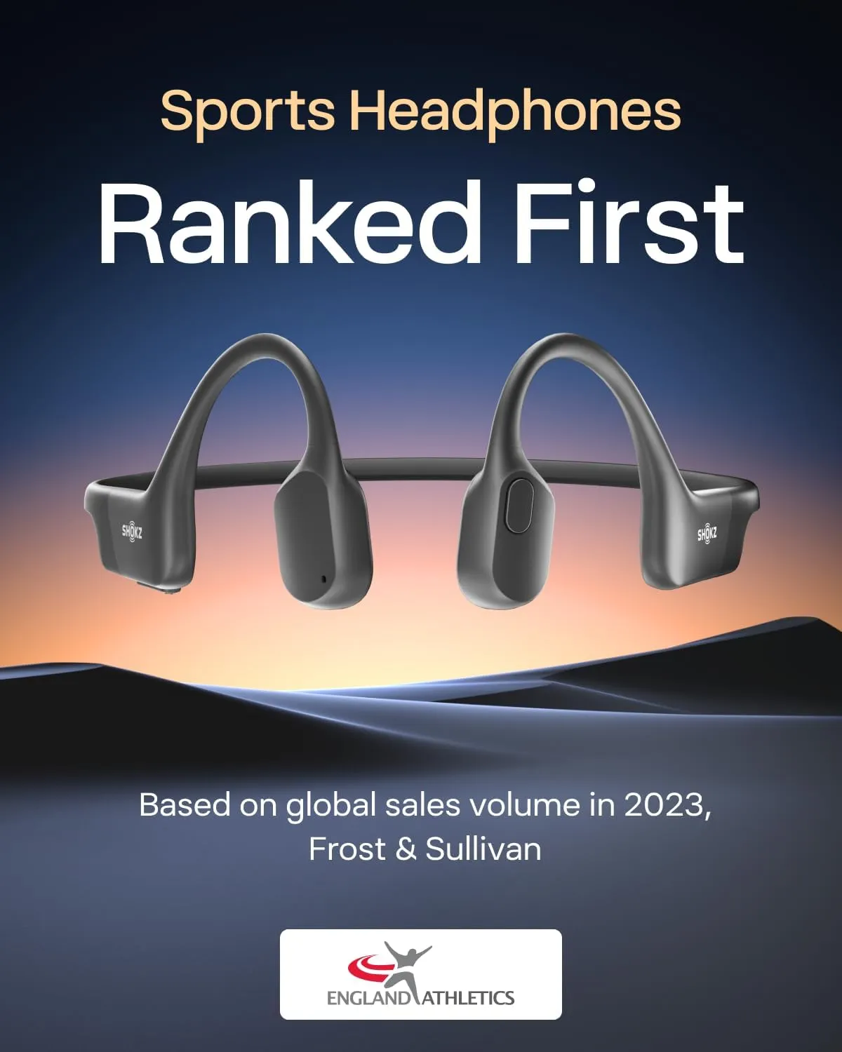 SHOKZ OpenRun Mini with USB-C Charging - Open-Ear Bluetooth Bone Conduction Sport Headphones - Sweat Resistant Wireless Earphones for Workouts and Running - Built-in Mic, with Hair Band - Black