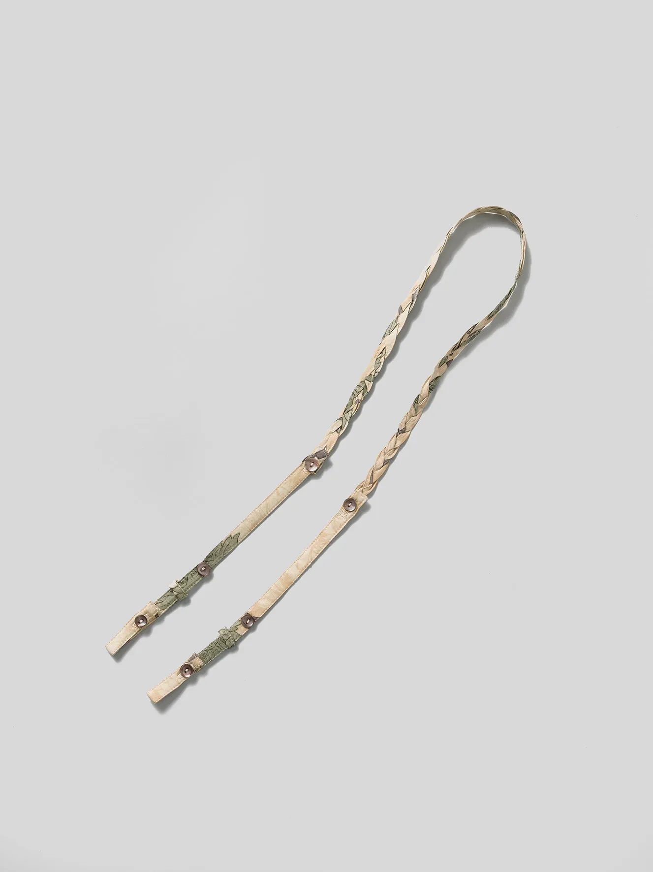 Silk Shoulder Strap - White/Beige tones