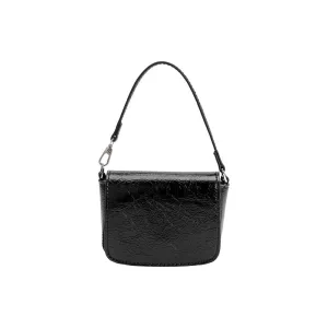 Sonnet Black Mini Vegan Crossbody Bag