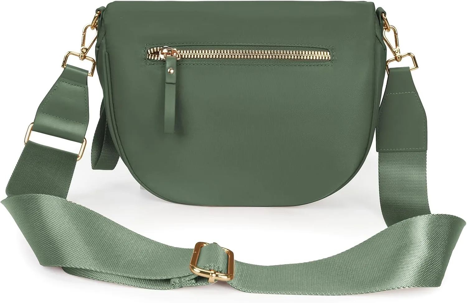 Spacious Nylon Crossbody Bag Bum Bag Handbags Wallets Purses Trendy Shoulder Bag for Women