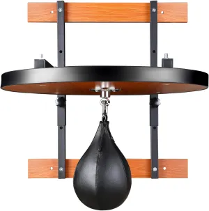 Speed Bag Platform Kit Boxing Mount for Punching Practice Height Adjustable Includes Speed Bag and Air Pump 360° for Boxing and Fitness Enthusiasts