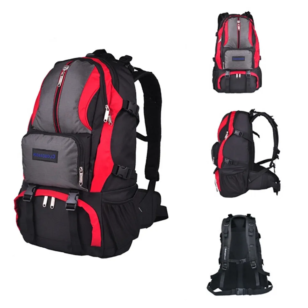 Sport Outdoors Backpack Camping Hiking Climbing Bags Mountaineering 40L Red