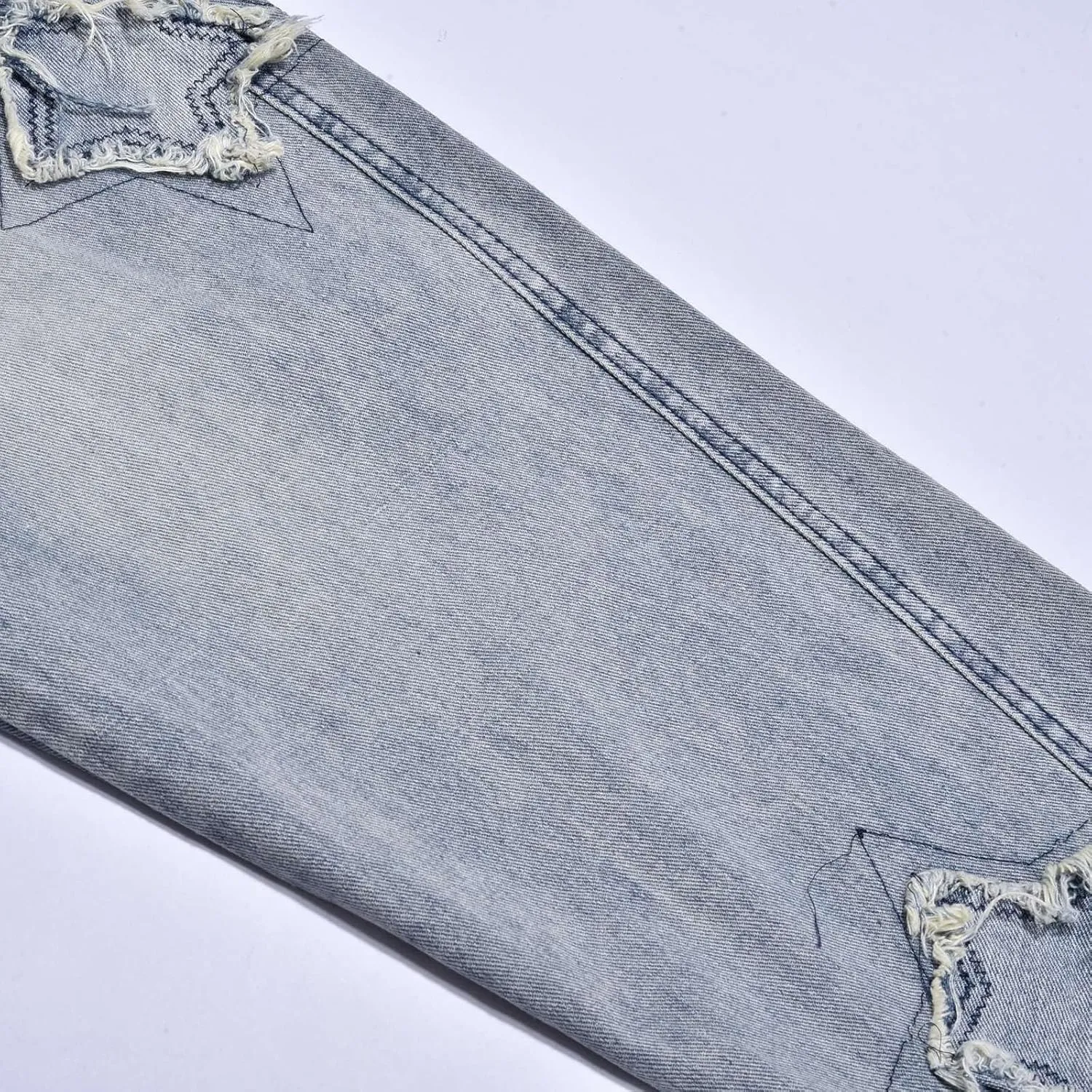 Star Jeans for Women Men Baggy Y2k Pants High Waisted Hip Hop Streetwear Embroidery Boyfriend Pants Harajuku Denim Pants