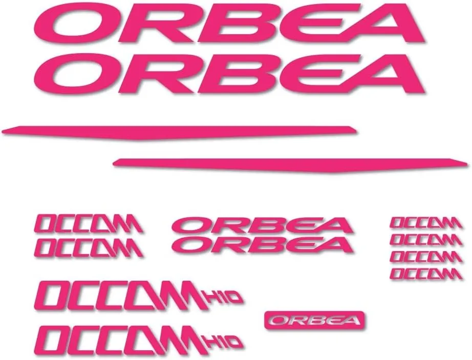 Stickers Compatible with Orbea Occam H10 Bike Frame Pink