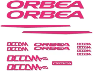 Stickers Compatible with Orbea Occam H10 Bike Frame Pink