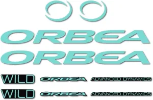 Stickers compatible with Orbea wild advanced dynamics Mint bike frame