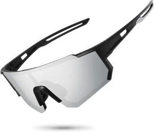 STORYCOAST Polarized Sports Sunglasses for Men Women,Driving Fishing Cycling Mountain Bike Sunglasses UV400 Protection