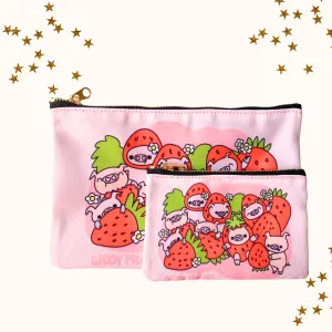 Strawberry Craze Zipper Pouches