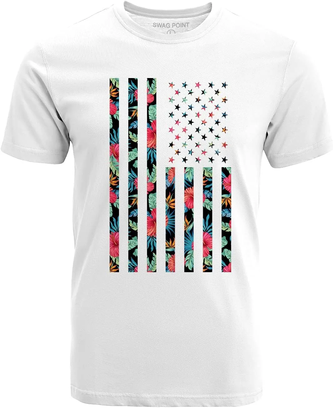 Swag Point Men’s Graphic T Shirts – 100% Cotton Short Sleeve Urban Casual Tops Streetwear Hip Hop Hipster Crewneck Tee