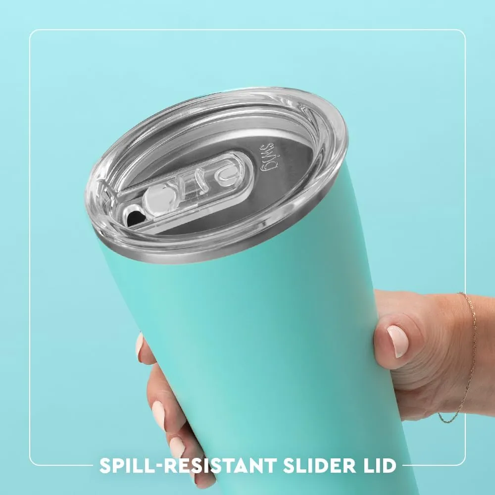 Swig Life 32oz Insulated Tumbler, Travel Coffee Tumbler with Lid, Cup Holder Friendly Travel Coffee Mug, Stainless Steel Thermos with Lid (Boho Desert)