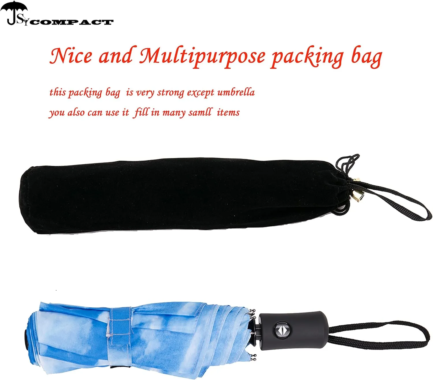 SY COMPACT Travel Umbrella Windproof Automatic Umbrellas-Factory Outlet umbrella