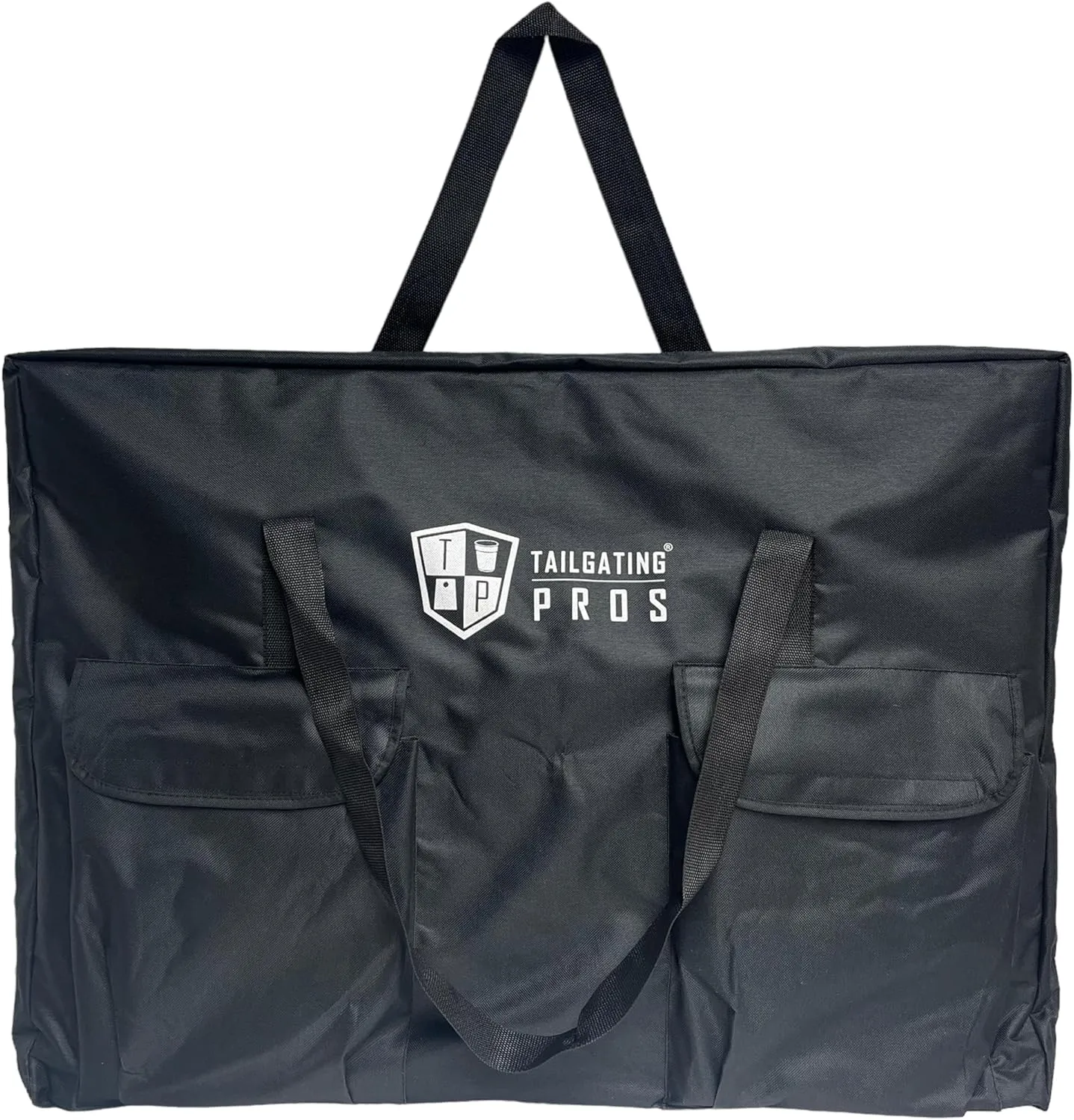 Tailgating Pros Premium Grey Giant Four in a Row with Carrying Case - Jumbo Oversized Outdoor Yard Game - Connect Multiple Pucks in a Row to Win - Many Puck Colors Available!