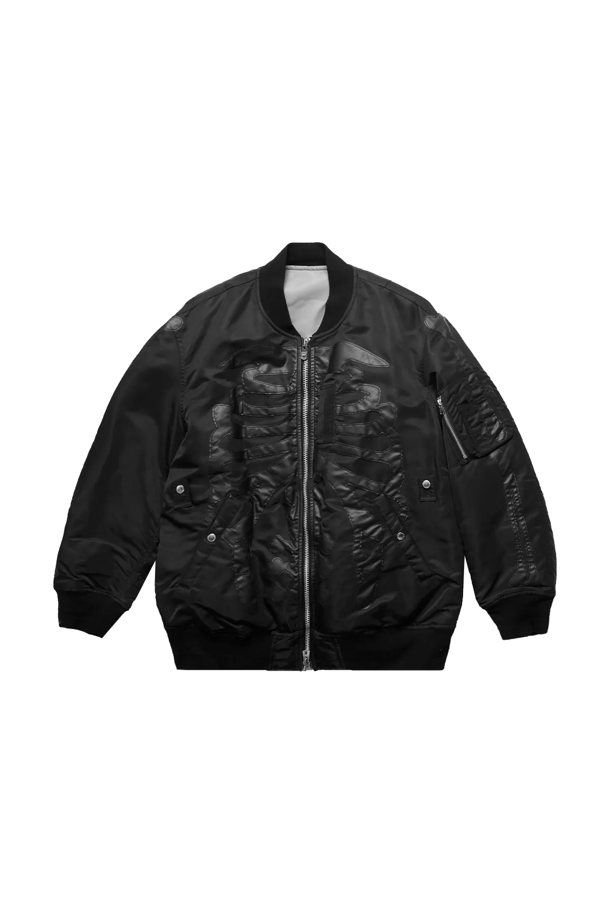 Takahiromiyashita TheSoloist Flight Jacket Black x Black Bone
