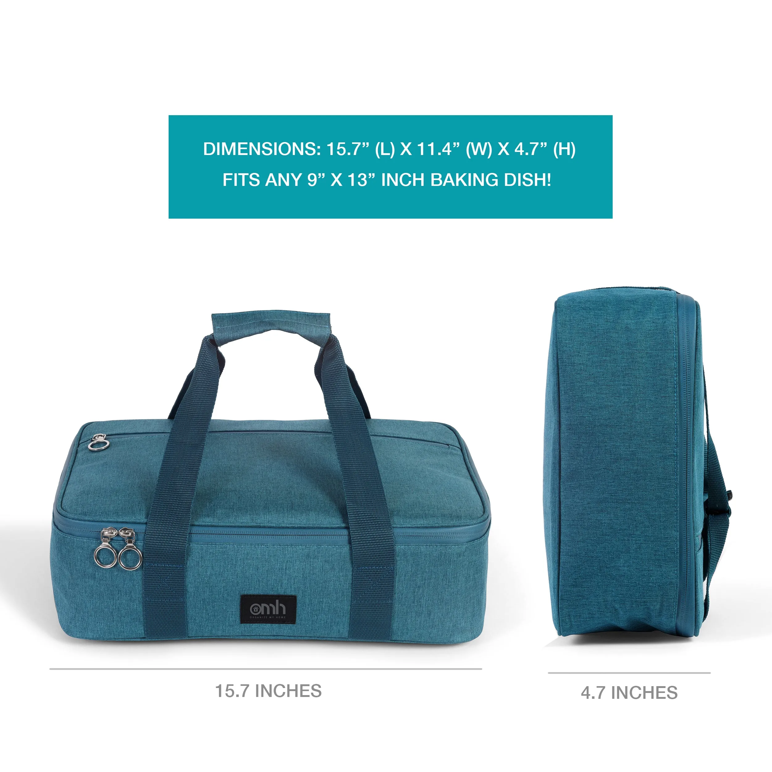 Teal Insulated Casserole Carrying Case