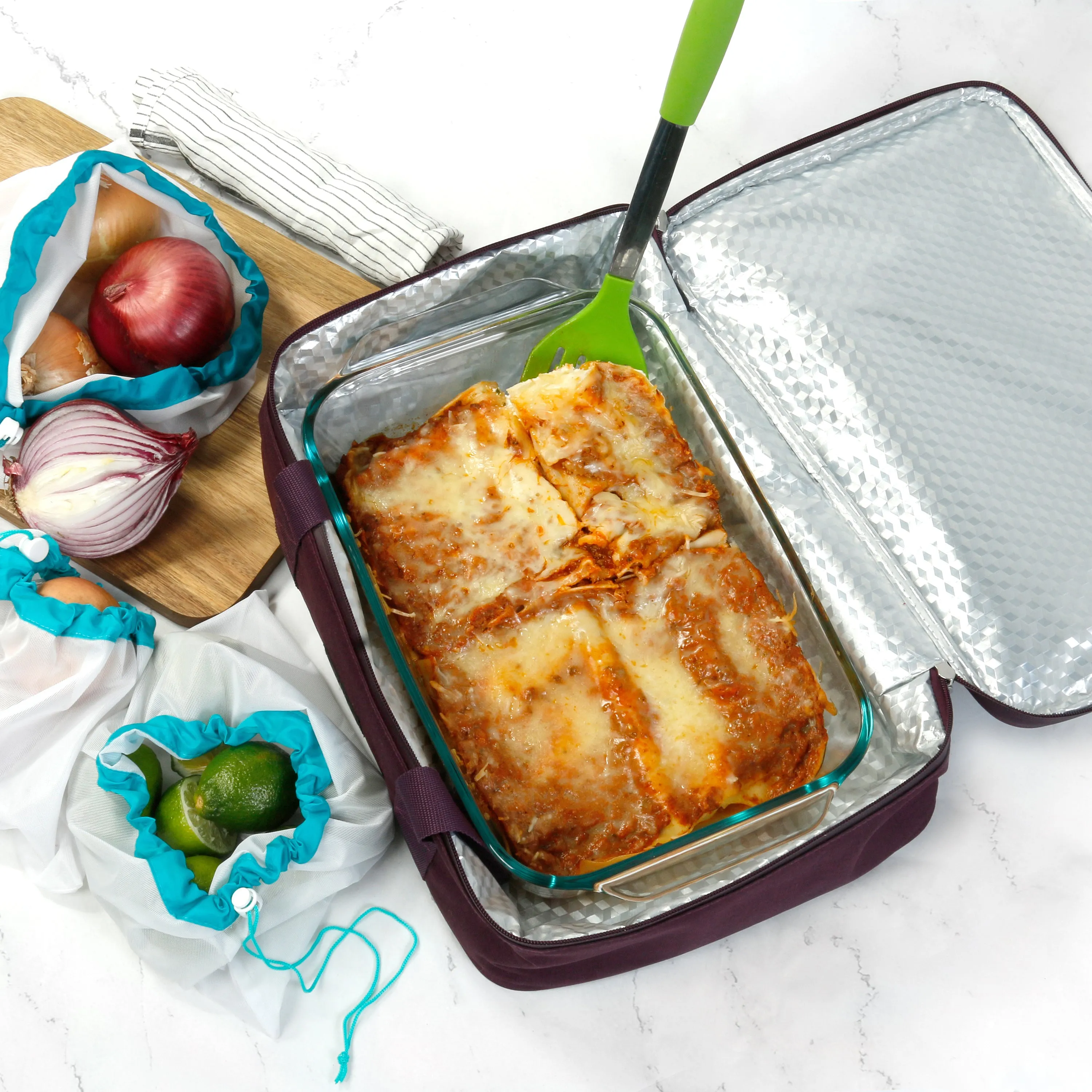 Teal Insulated Casserole Carrying Case