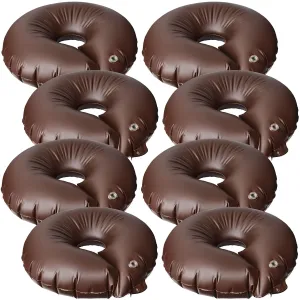 Tessco for you 8 Pack 15 Gallon Tree Watering Bags,Slow Release Tree Watering Ring,35.4 Inch PVC Drip Irrigation Water Pouch,Round Automatic Drip System for Planting Gardening and Shrubs(Brown)