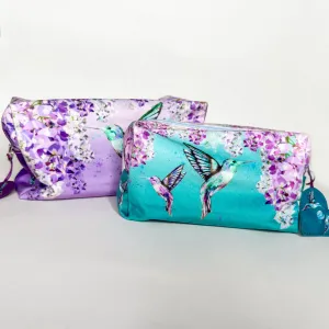 The Velvet Pouch Set - Hummingbirds Sewing Kit