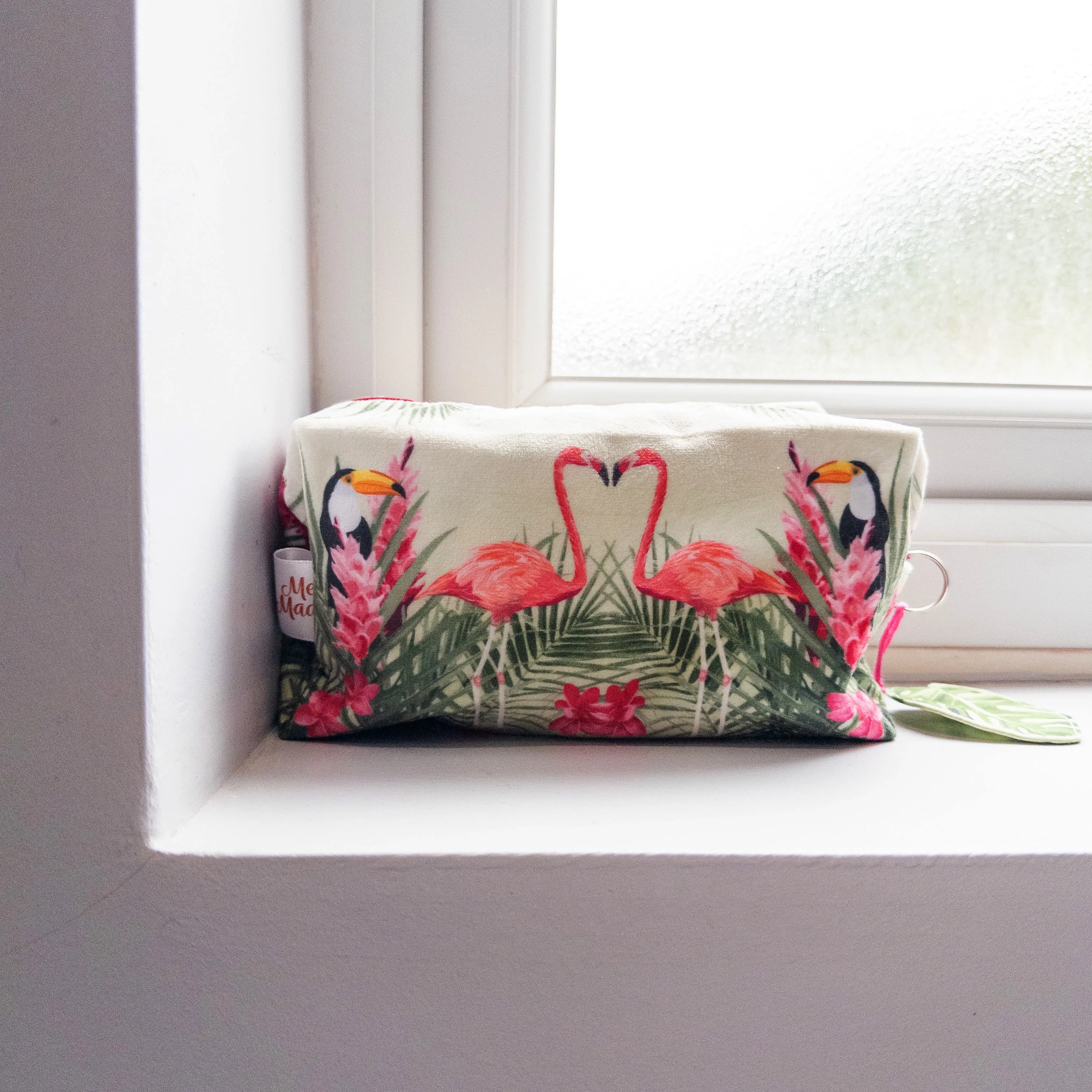 The Velvet Pouch Set - Jungle Animals Sewing Kit