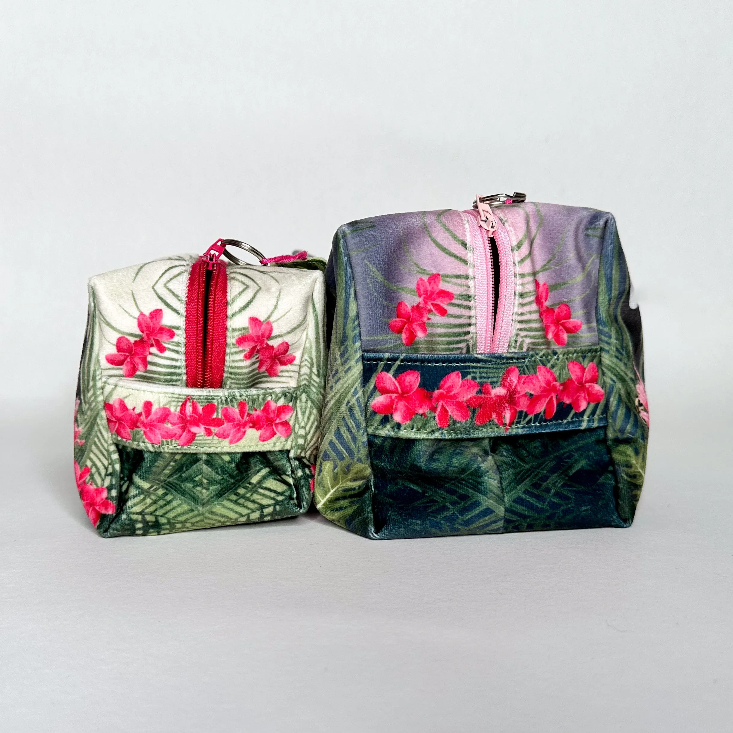 The Velvet Pouch Set - Jungle Animals Sewing Kit