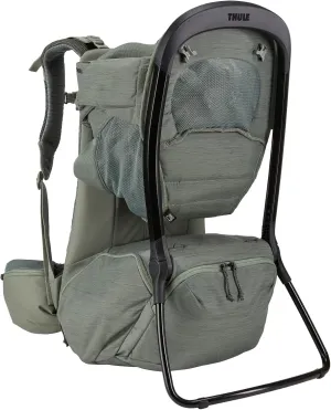 Thule Sapling Child Carrier Backpack - Machine Washable Seat - Self-Standing Frame - Adjustable padded straps for parents - Ergonomic seat with under-leg support for child - UPF 50 Sunshade