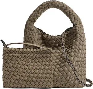 Tote for Women, Ladies Crossbody Handbag, Trendy Shoulder and Bucket Bag, Top-handle Tote Hobo Satchel with Purse