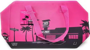 Trader Joe's Brazil Nut Hot Pink Insulated Tote Bag, Reusable Grocery Market Tote, Insulation, Groceries, Extra Large Hot Cold, Cooler, Carry, Bags, X-Large
