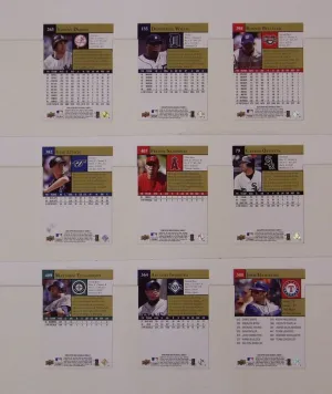 Trading Card Display Frame for 12 Standard Trading Cards - Black Frame with Black (White Trim) Mat