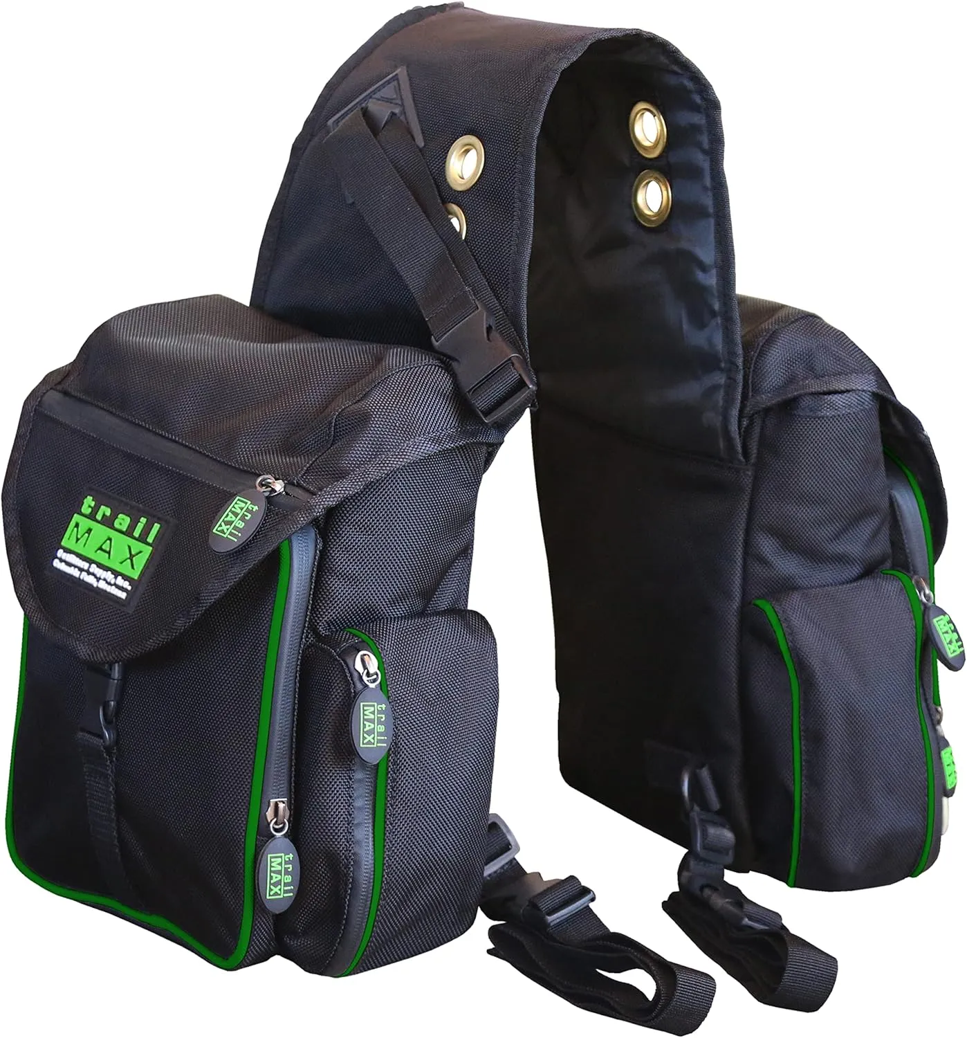TrailMax 500 Series Insulated & Padded Back Saddle Bags for Trail Riding; Padded & Insulated Saddle Bags for Horses; Padded & Insulated Trail Bags for Horses