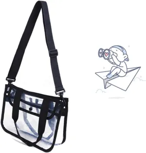 Transparent Makeup Pouch Multifunctional Travel Toiletry Bag Capacity Cosmetic Organizer with Portable Hook for Business Trips and Summer Adventures