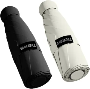Travel Mini Folding Compact Umbrella with Case, 8 Ribs Lightweight Portable, Small Sun & Rain Pocket Umbrella for Girls and Women