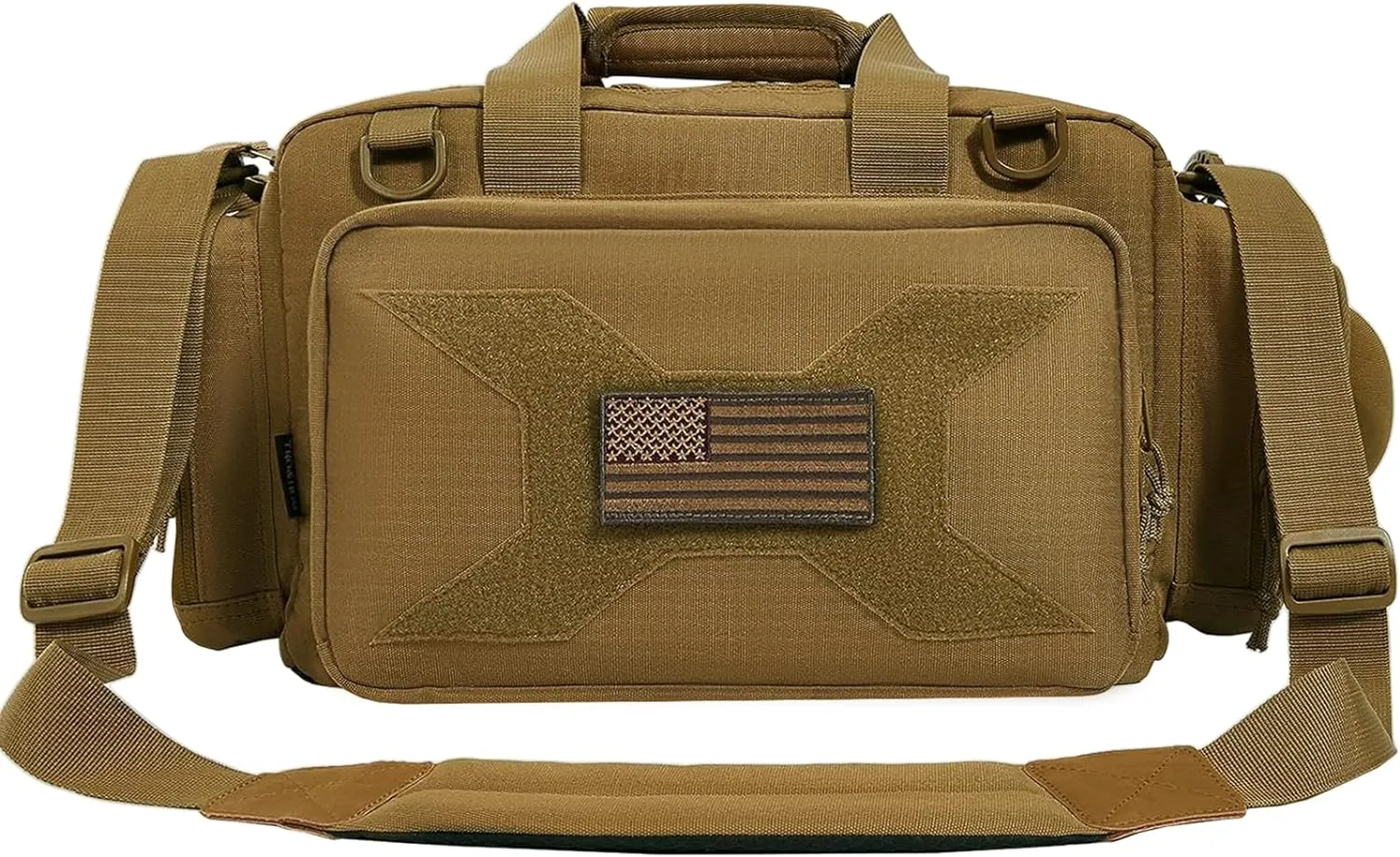 TRO&HOM Tactical Gun Bag for 4 Handguns - Pistol Shooting Range Bag With 15X Magazine Slots & Pockets for Ammo & Essentials - Padded Hunting & Sport Bag