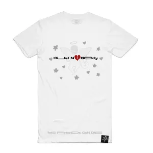 Trust Nobody Hearts Tee - White
