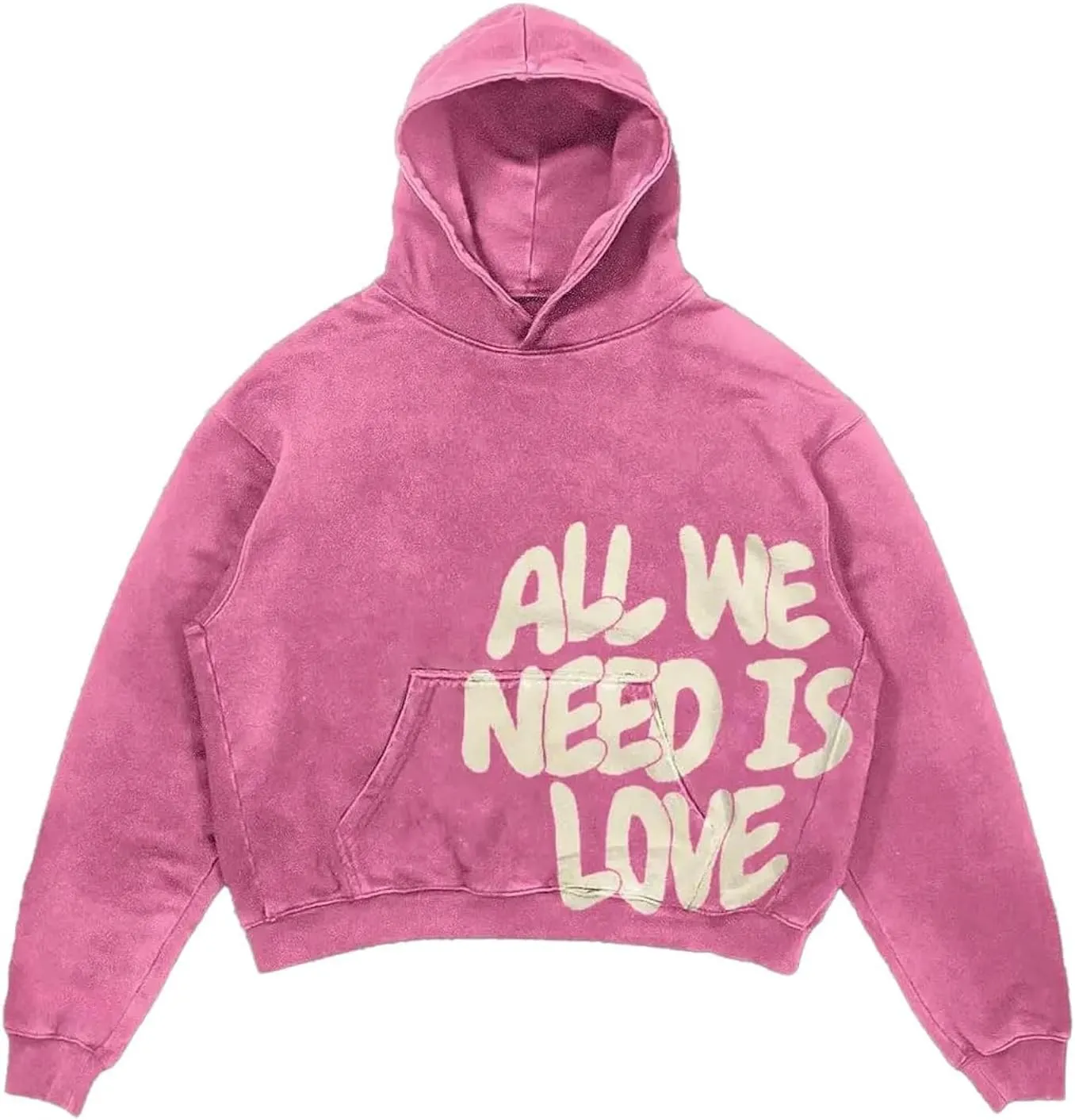 Unisex Y2K Colorful Sweatshirt Hip Hop Letter Print Oversize Hoodie Casual Baggy Harajuku Gothic Pullover Hoodie