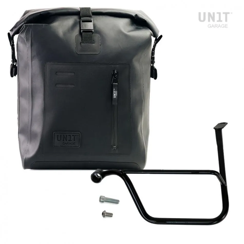 UNIT GARAGE KHALI SIDE PANNIER IN TPU   LEFT SUBFRAME TRIUMPH SPEED TWIN/STREET TWIN 900 (2016 UNTIL NOW)