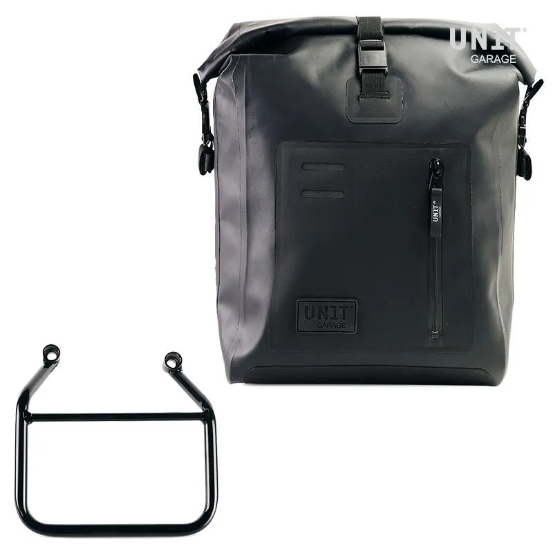 UNIT GARAGE KHALI SIDE PANNIER IN TPU   RIGHT SUBFRAME TRIUMPH SCRAMBLER 400 X AND SPEED 400